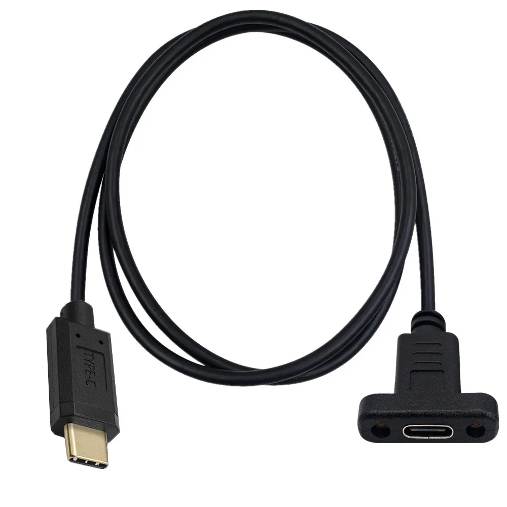 Высокоскоростной USB 3. 0 Type-C штекер-гнездо Удлинительный кабель с позолоченными отверстиями для винтов 16 + 1 кабель 10 Гбит/с