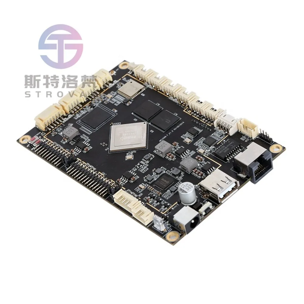 Android Embedded Board RK3399 6Core Android9.0 4g+32g MIPI /GPIO/ADC Nano Itx ARM Mainboard for Face Recognition