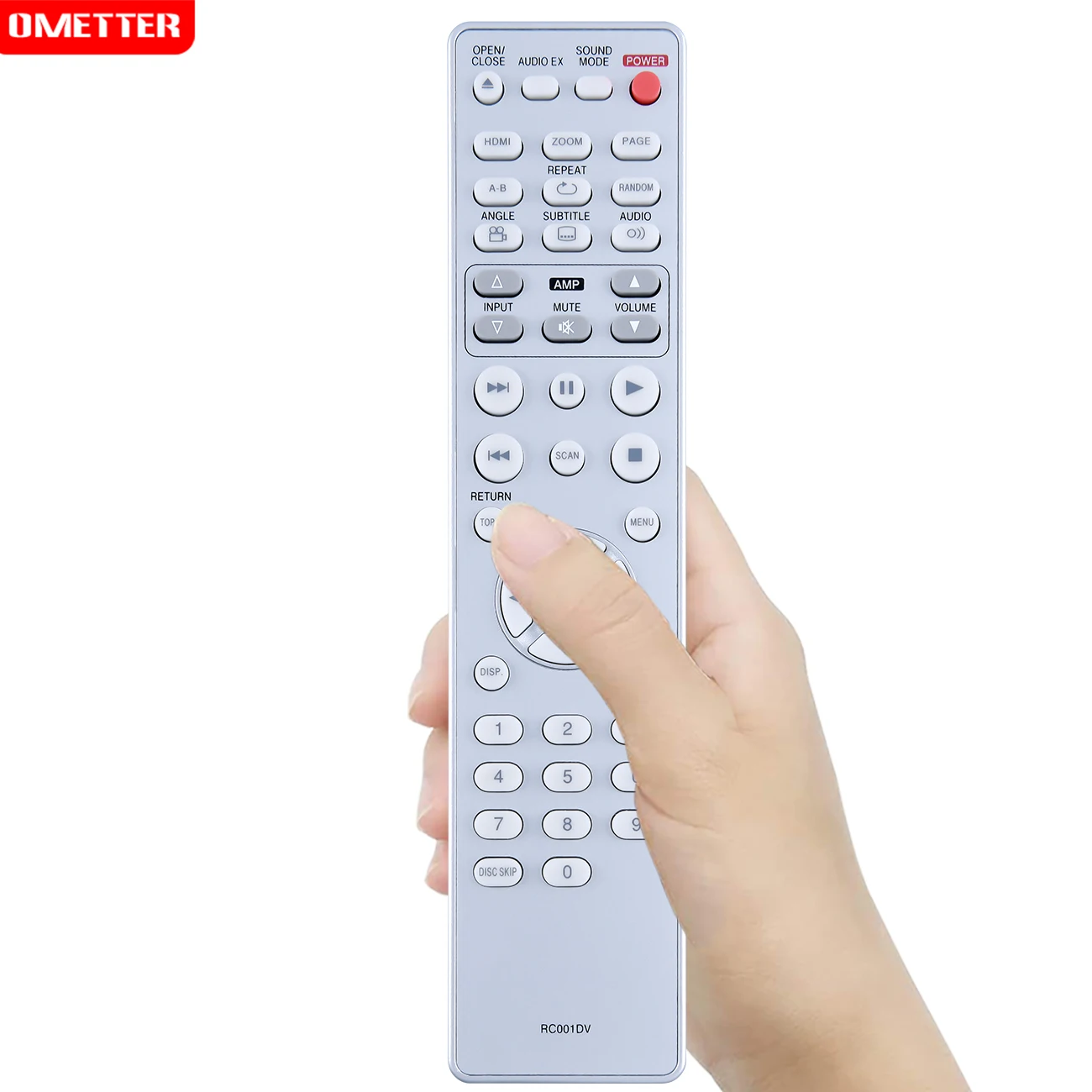 RC001DV สำหรับ Marantz DVD รีโมทคอนโทรล DV7010 DV4003 DV7001 DV9500 9600