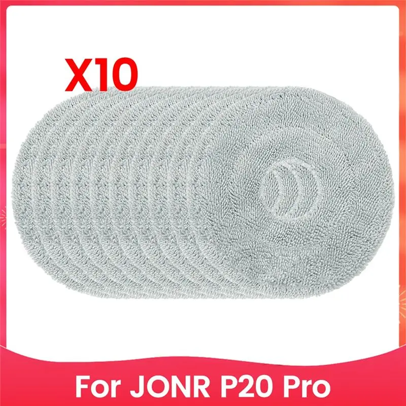 AB47-Replacement Mop Cloth Set For JONR P20 Pro Vacuum Cleaner, Efficient Microfiber Cleaning Pads Accessories