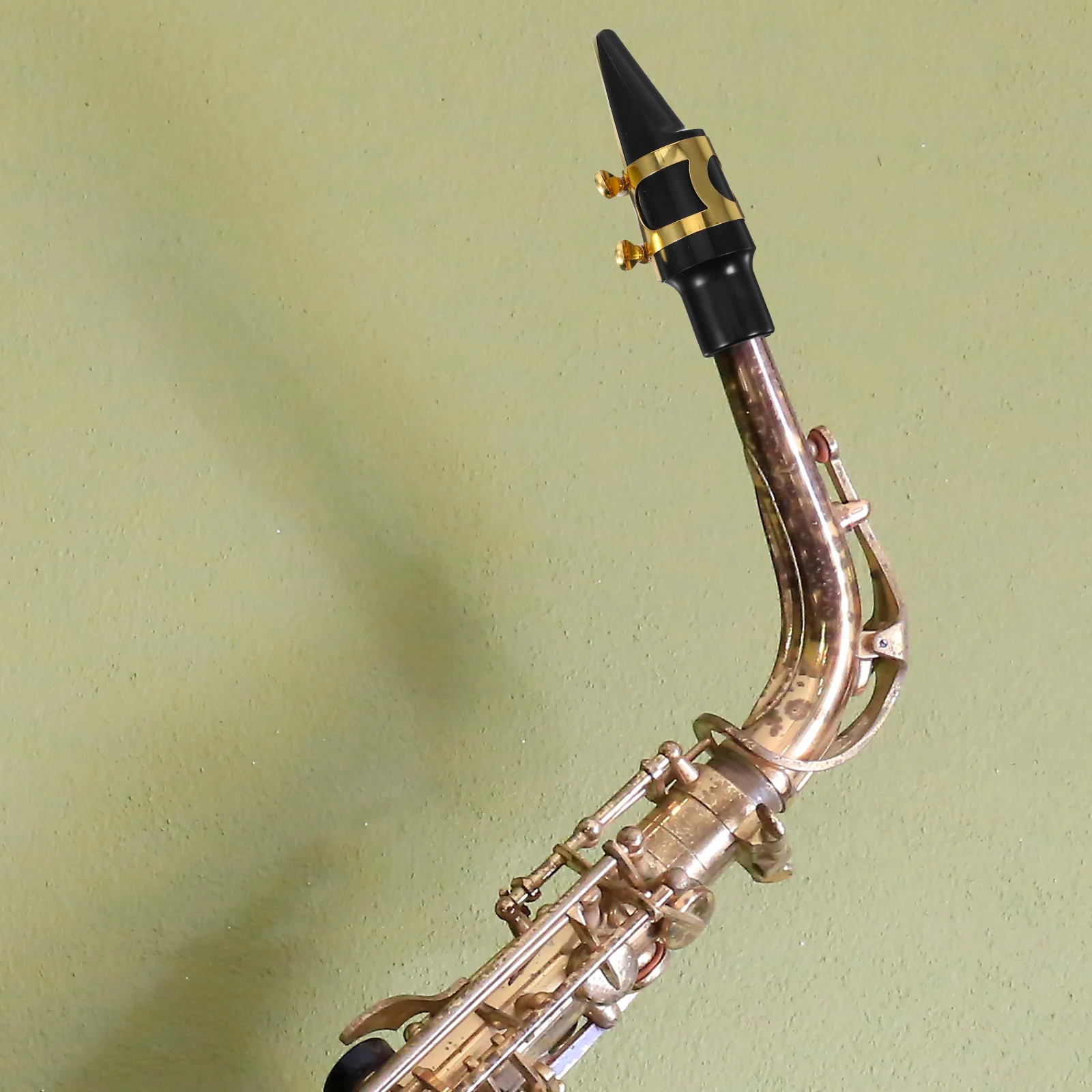 

Saxophone Mouthpiece Brass Alto for Pad Instrument Accessories Kit Optional Abs