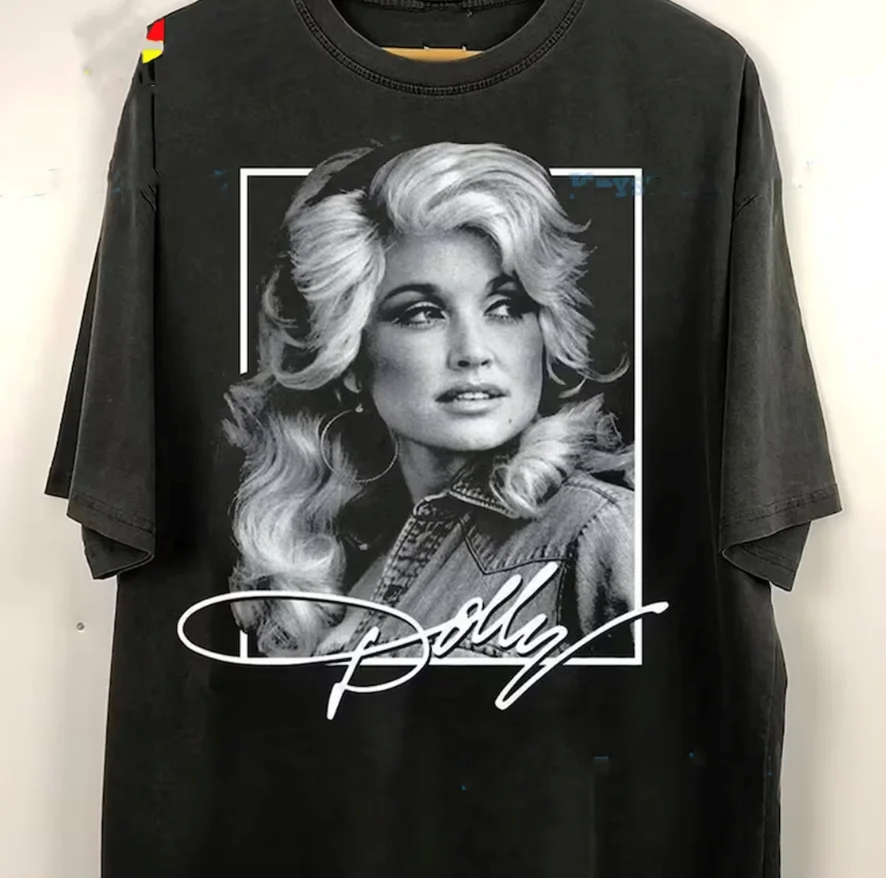 VTG Dolly Parton Shirt Country Music T-Shirt Size S-3XL For Fans