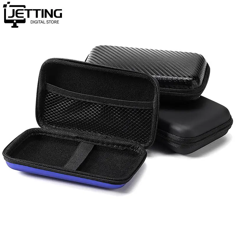 전자 여행 주최자 하드 휴대용 전원 은행 케이스 충격 방지 운반 케이스 충전 케이블용 하드 보호 EVA 케이스