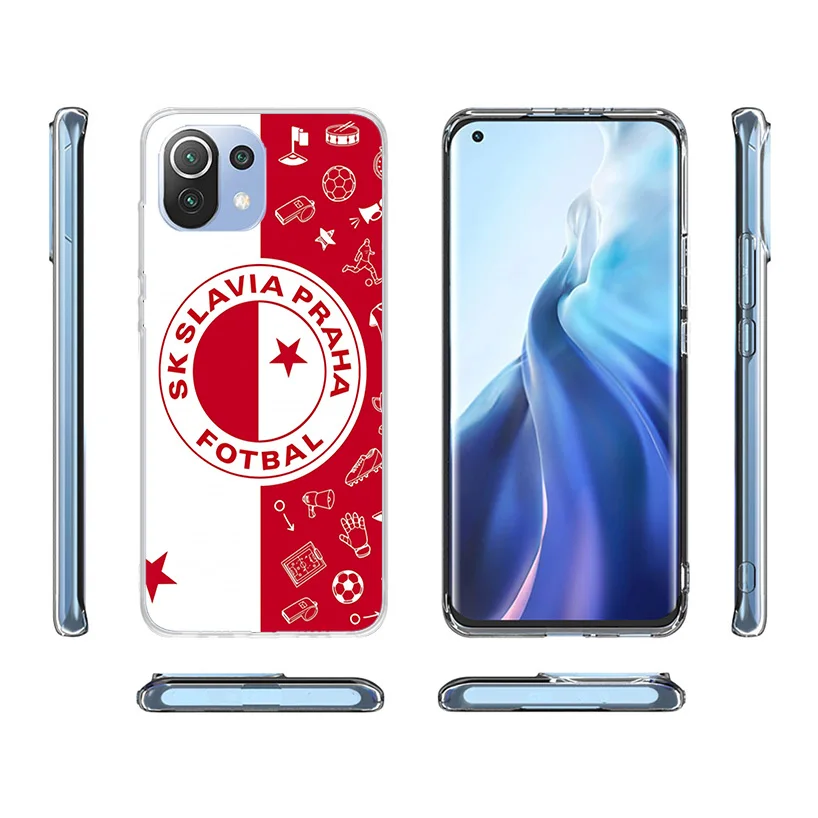 Sk Slavia Praha Czech Republic Phnoe Case for Xiaomi Mi 11T 12T 10T 9T Pro 13 12 11 A3 11i 8 9 10 Lite 12X 5X 6X Unique Cover Co