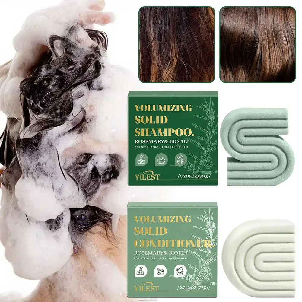 1/2PCS Sheeamy Rice Shampoo and Conditioner Bar for Hair Growth | Rice Shampoo Bar & Conditioner Bar for Strengthening Hair