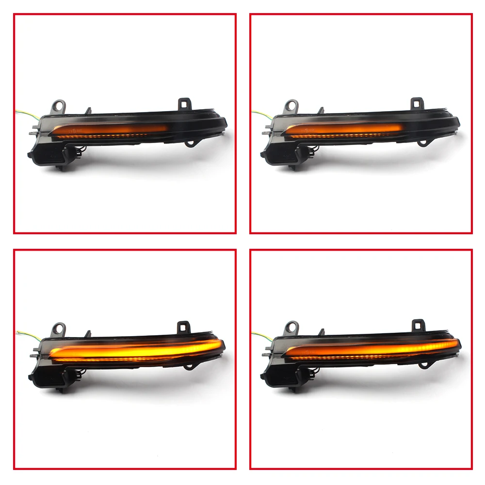 

1 Pair For BMW X2 F39 2018 2019 2020 2021 2022 2023 Dynamic Turn Signal LED Rearview Mirror Flash Lights