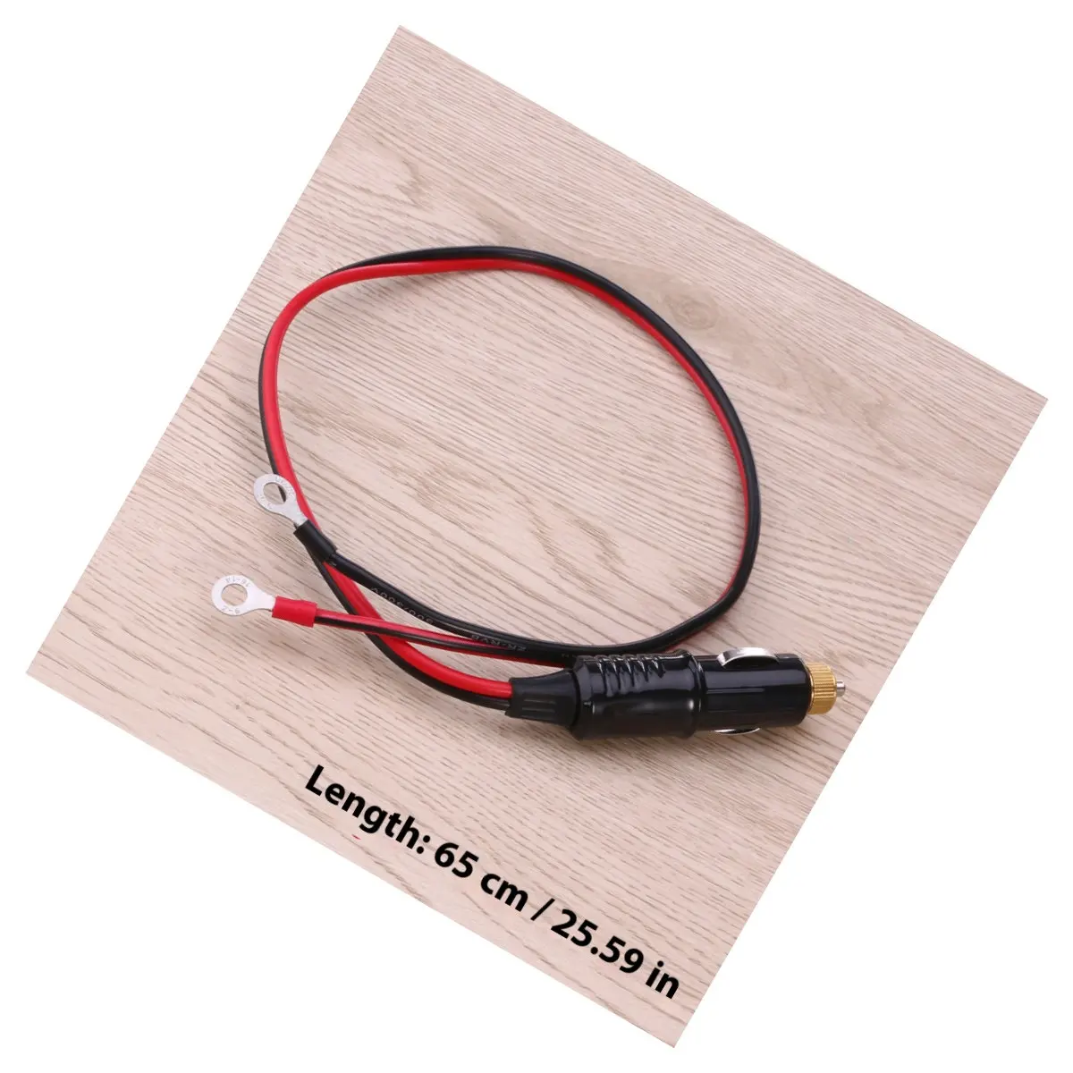 Car Inverter Cable High Temperature Resistant Pc Material Copper Wire Terminal Cigarette Lighter Adapter Cable for Vehicle 12V
