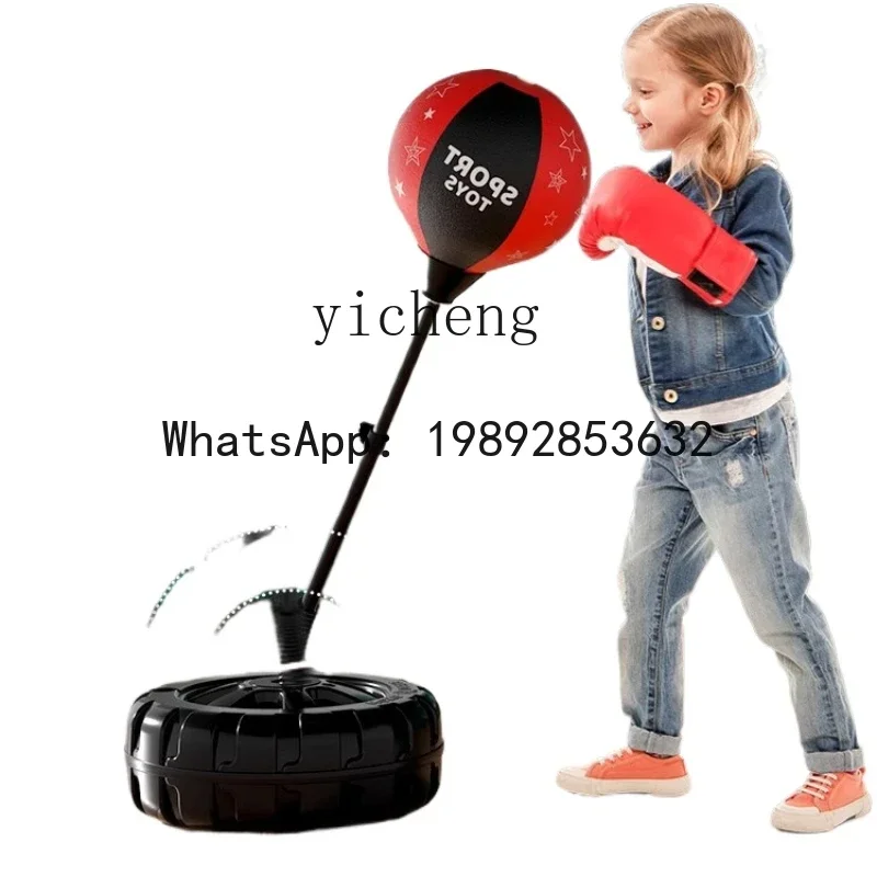 AG  Children Student Boxing Sandbag Tumbler Vertical Training Equipment Kids