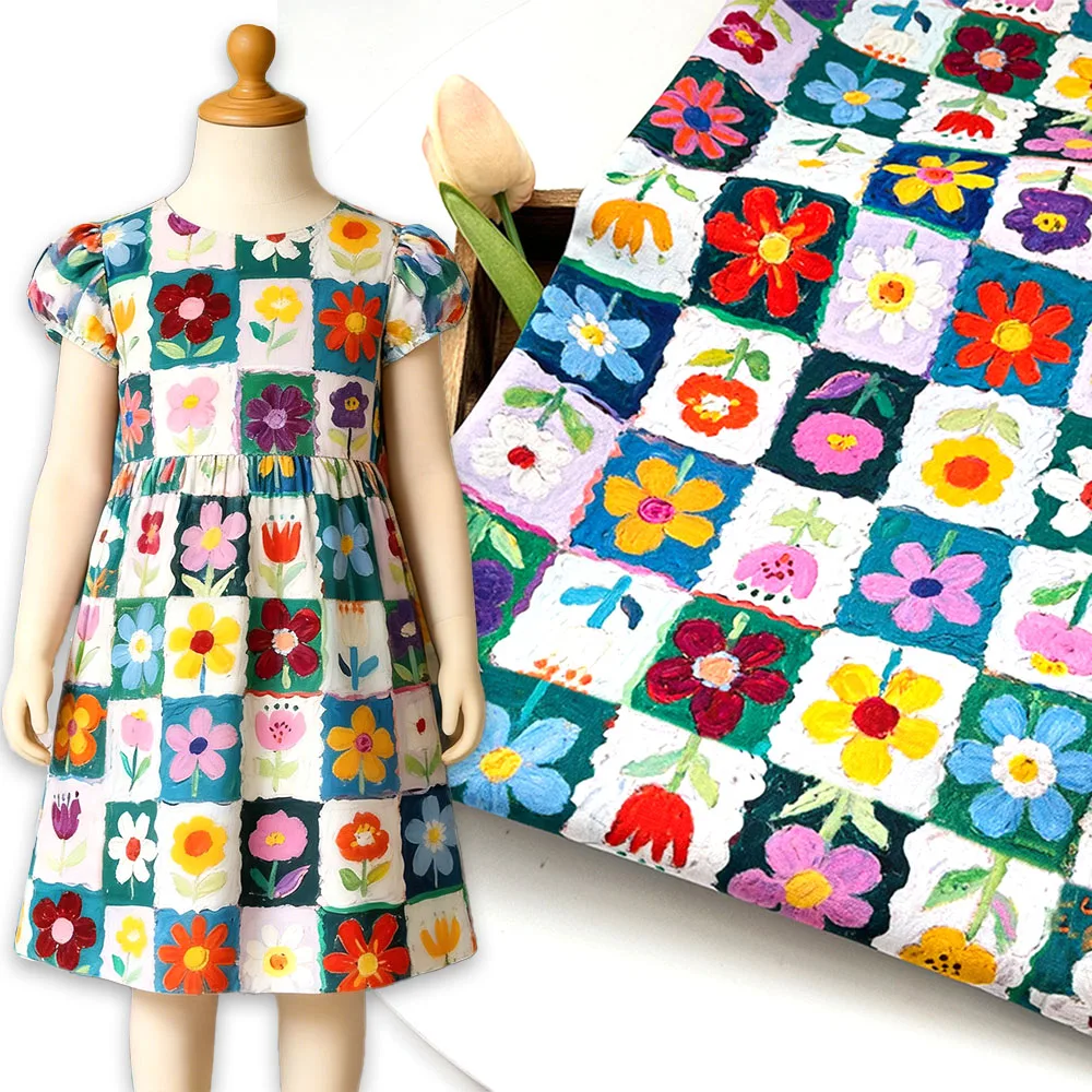tecido-xadrez-colorido-com-estampa-floral-150x50cm-macio-respiravel-material-de-algodao-puro-para-artesanato-vestido-textil-domestico-lencol-mochila