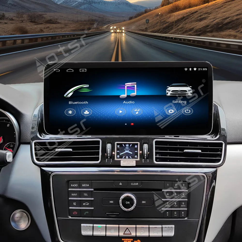 

12,3 эпизон Android 13 для Mercedes-Benz GLE 2015-2018 GPS-навигация Carplay Автомобильный радиоприемник HD с сенсорным экраном Стерео Авто головное устройство