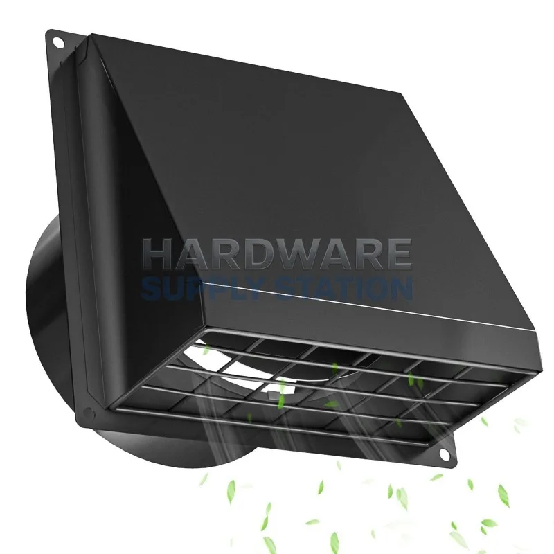 

Крышка для вентиляционного отверстия съемного типа с сеткой, 4-дюймовый настенный вентилятор, подходит для различных материалов