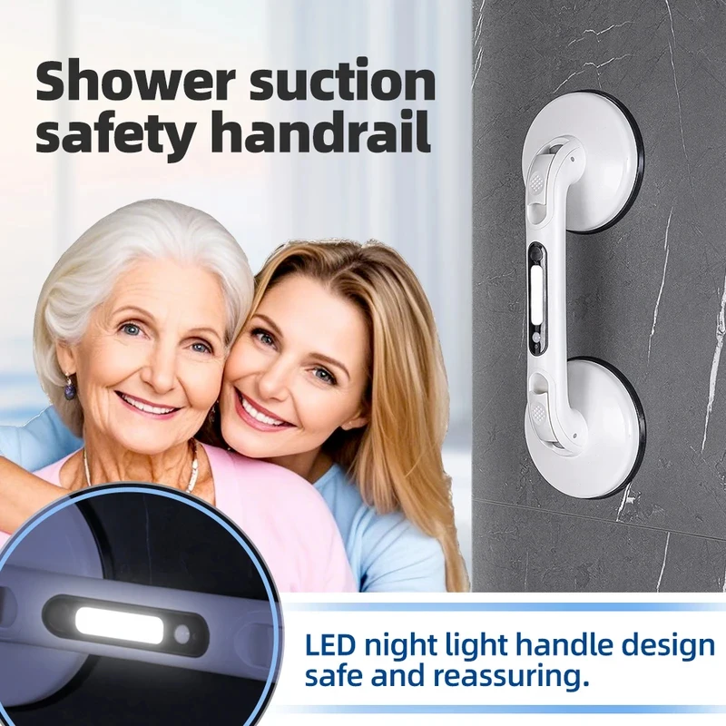 Bathroom Suction Cup Handle Safety Slip Handrail Support Elderly Bath Shower Accsori Gr Bar