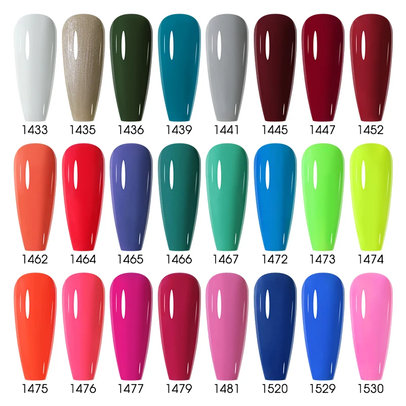 Clou Beaute Royal Blue Wine Red Orange Yellow Color Gel Nail Polish Vernis Semi Permanent Nail Art Manicure LED UV Gel Varnish