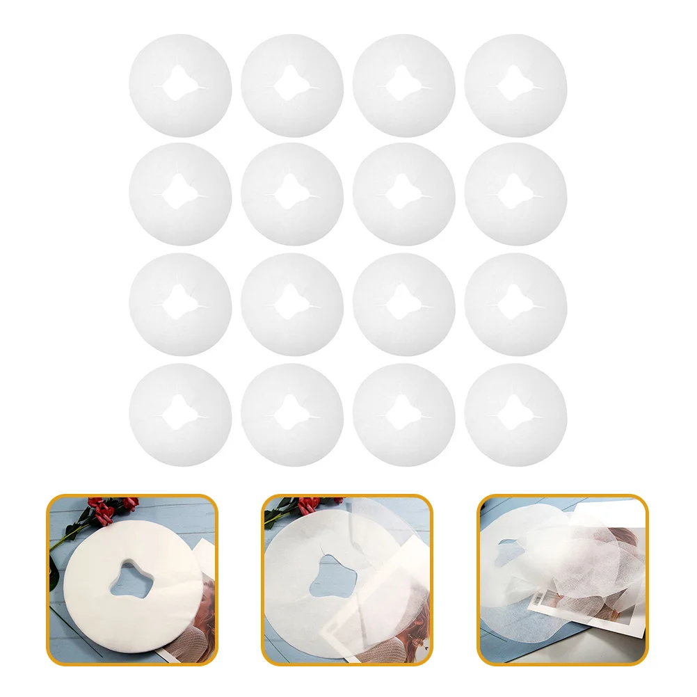 200pcs Non Fabric Massage Pillow Covers Disposable Face Disposable Massage Headrest Pads for Salon Spa Clinic