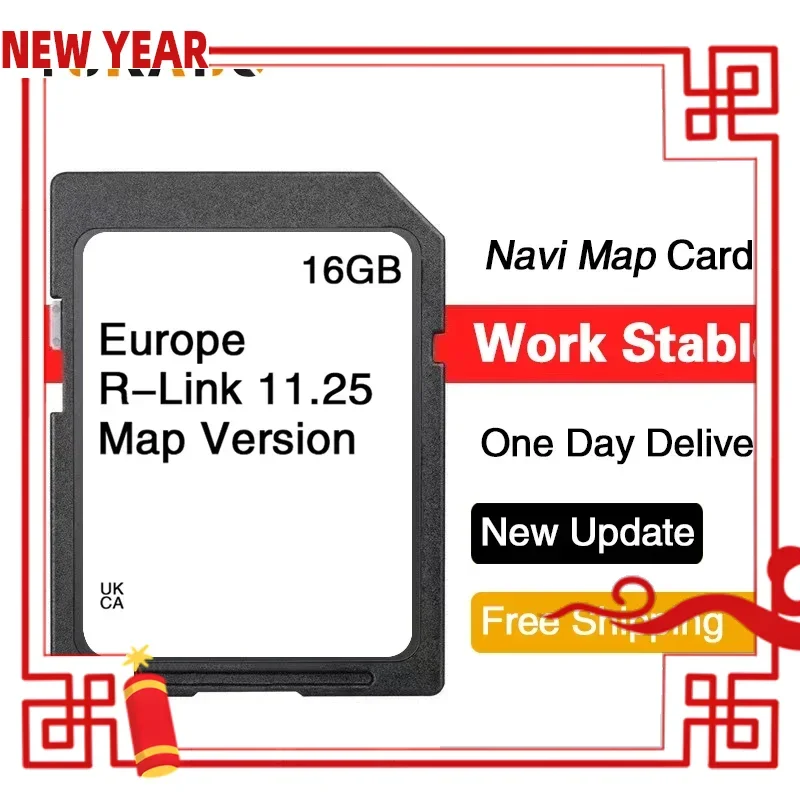 

SD Card R-Link 11.25 Carminat Sat Nav 2024 Maps GPS Navigation Europe UK 16GB for Renault Fluence Scenic Zoe