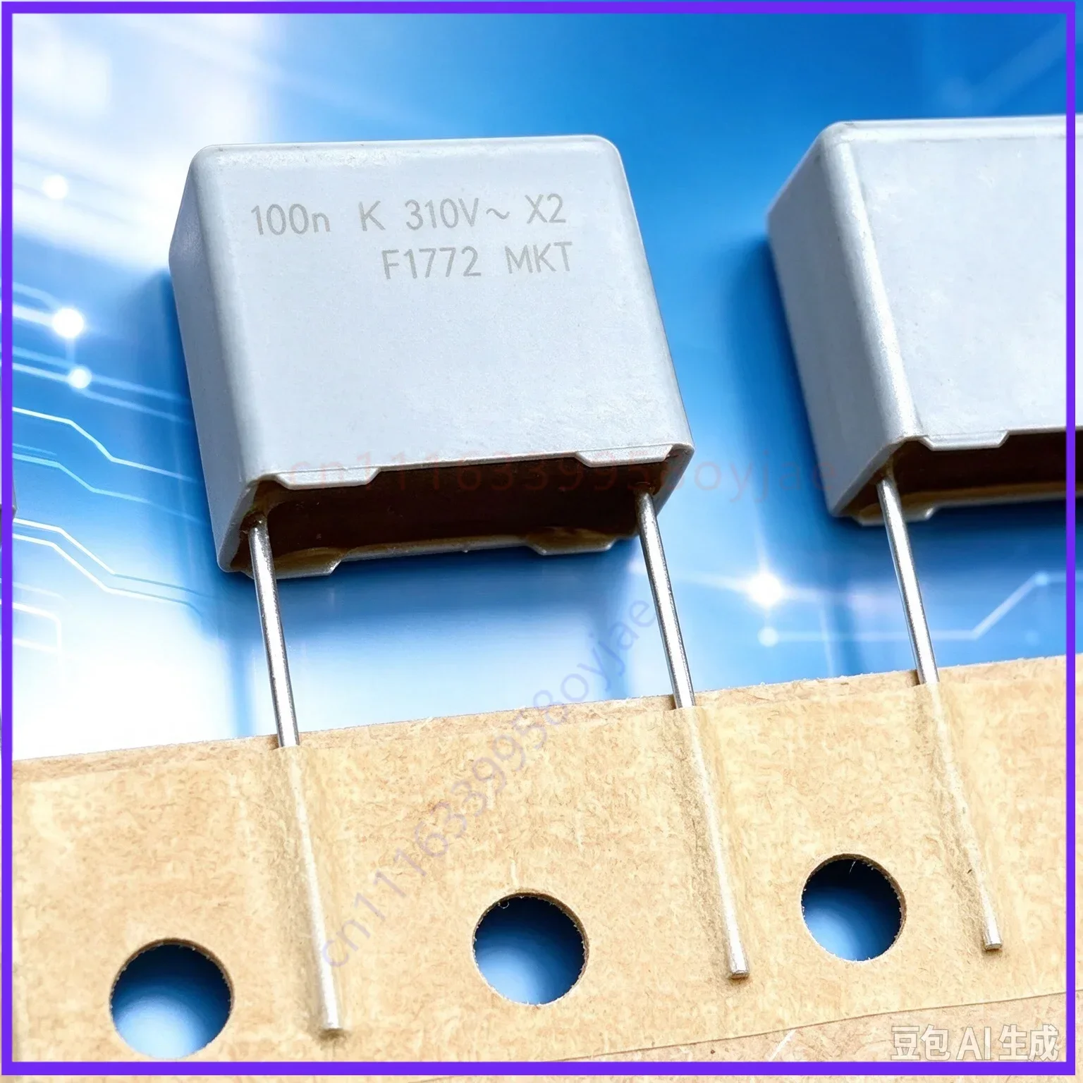 for VISHAY BC MKP Safety Film Capacitor 0.1uF 275‑310V F1772  100pcs