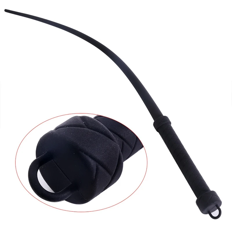 63CM Silicone Horse Whips Riding Crop Durable Equestrian Training Portable Pointer Lightweight Non Slip Horse Whip Racing