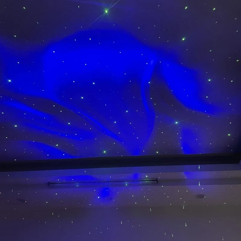 Mini RGB Dynamic Aurora LED Green Laser Star Starry Sky Remote Lights for Home Party DJ KTV Birthday Stage Lighting SA200
