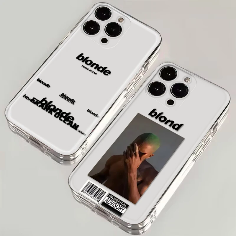 B-blonde F-frank ocean Soft Case for Samsung S10 S10E S20 FE S21 Plus S21 S24 Ultra S30 Note 10 20 M33 M52 M53 A23 A35 A55