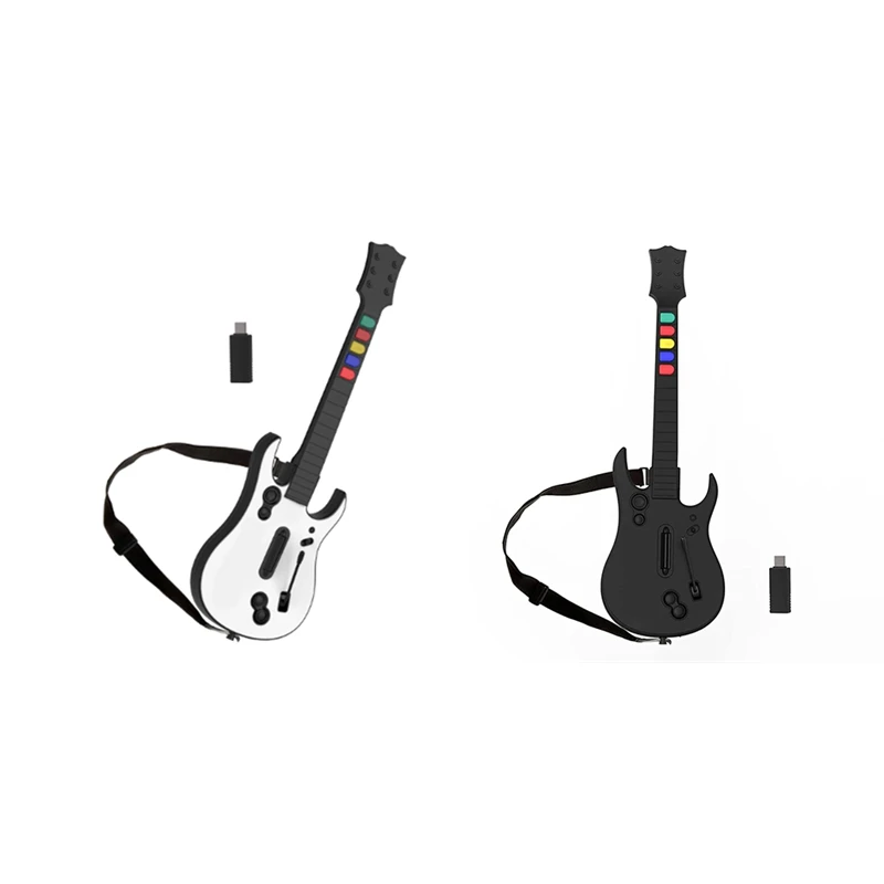 ABMF-2.4G Wireless Game Guitar Controller For PC PS3 Compatible With Clone Hero Rock Band Games Remote Joystick Console