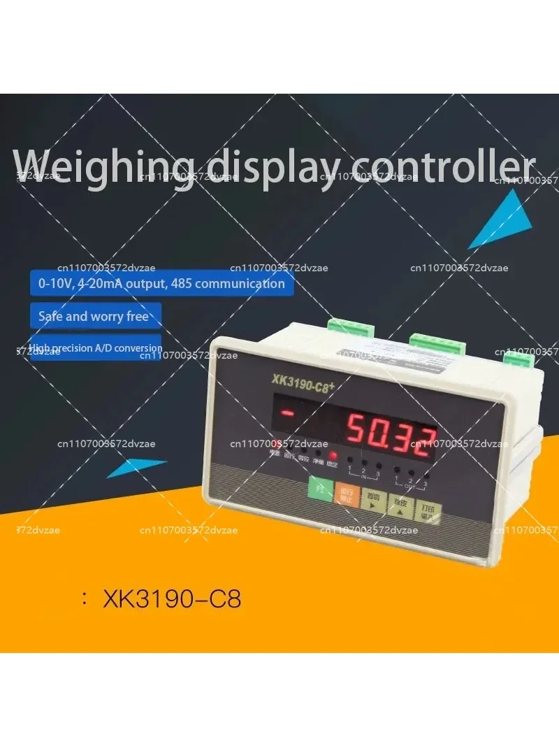 XK3190-C8+ Electronic Weighing Display Controller Industrial Batching Instrument Tank Quantitative Packing Weighing Device