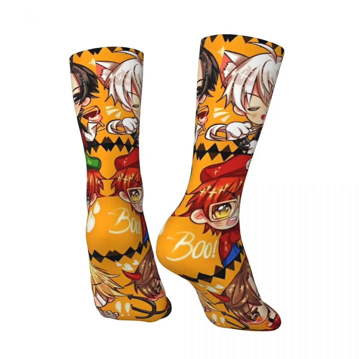 Mystic Messenger Game Stockings Men Socks Comfortable Gothic Socks Spring Funny Happy Cartoon Anime Sports Non-Slip Socks Gift