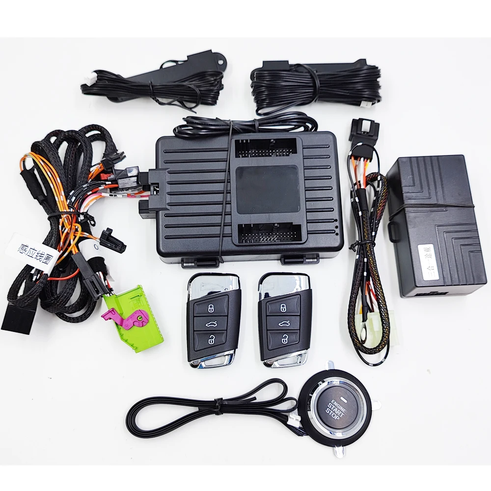 

For 2008-2012 Volkswagen Golf 6 Car Add Push To Start Stop Remote Key Start Stop Keyless Go System Mobilephone APP Control