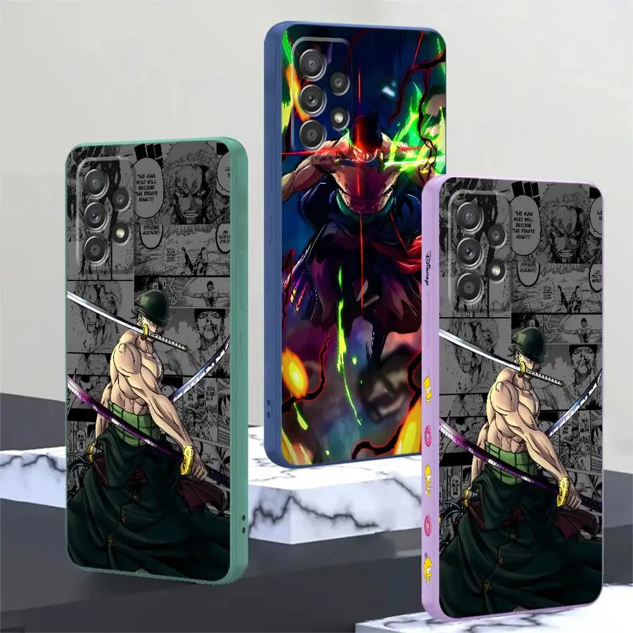 Phone Cover Case for Samsung Galaxy A24 A35 A15 A34 A36 A26 A16 A13 A14 A22 A52 A51 A11 A12 Anime One Pieces 