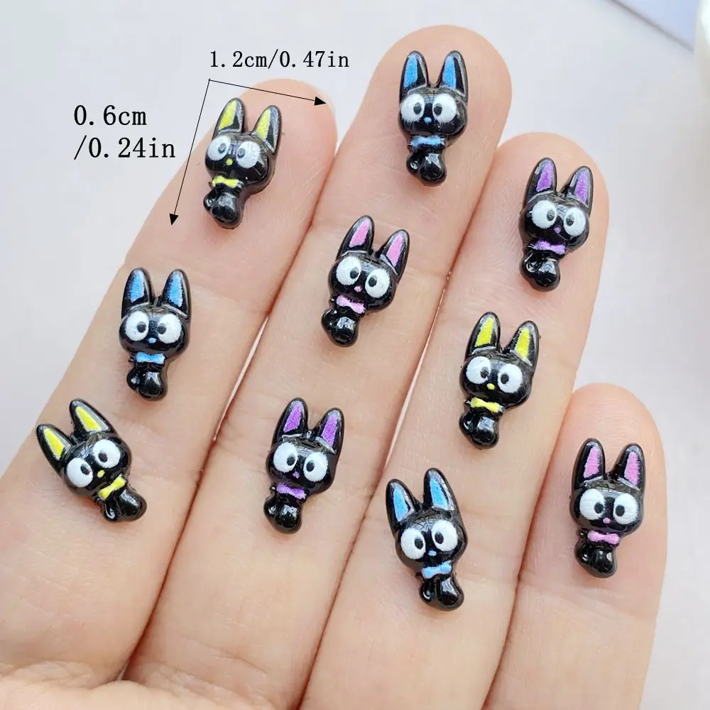 50Pcs Mixed Nail Art Resin Cartoon Little Cat Series Charms Rhinestones DIY Craft For Nail 3D Decorations Jewelry