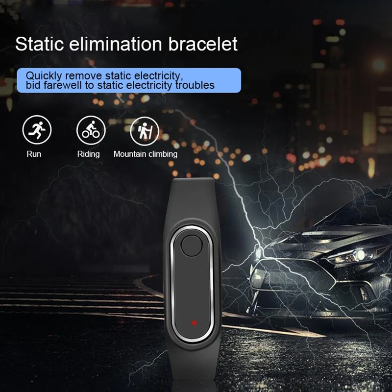 

JABS-Adjustable Anti-Static Wrist Band Wireless Electronic Anti-Static Bracelet TPU Care