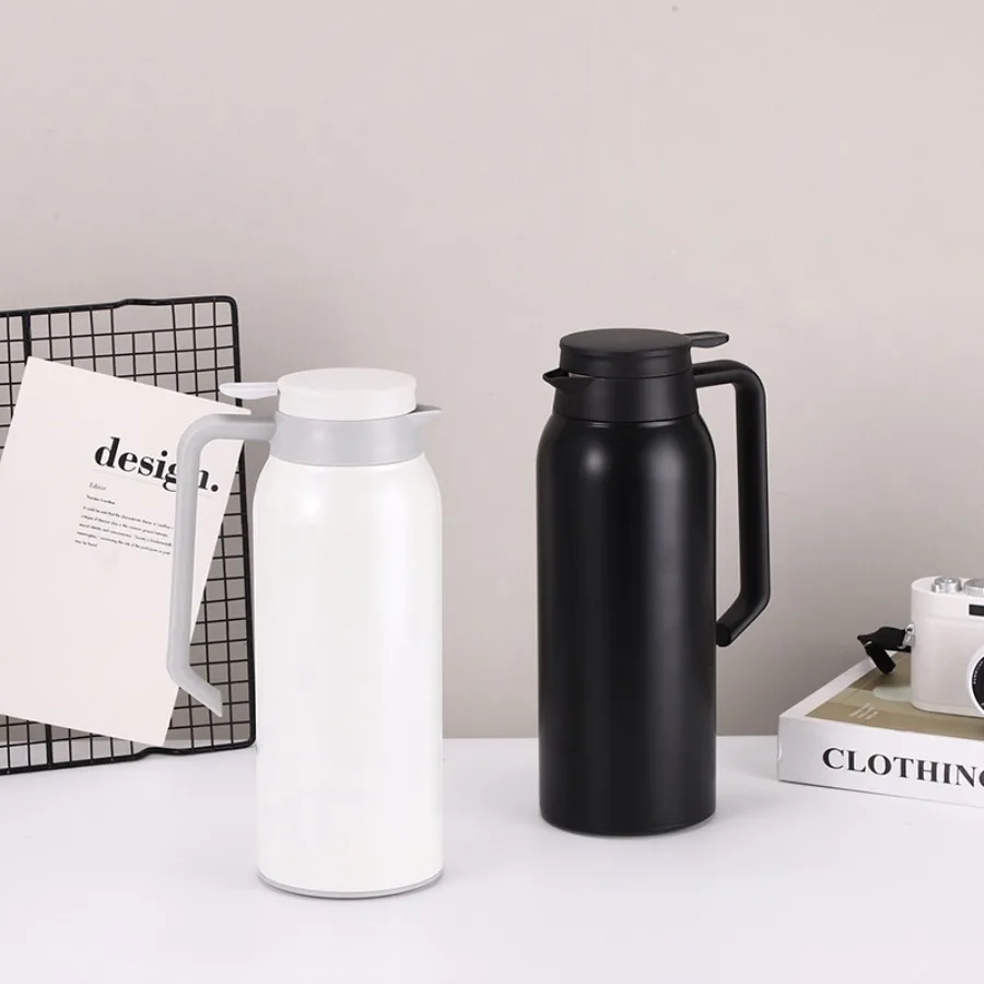 

European-style household light luxury stainless steel water warmer vacuum insulation coffee pot gift large-capacity kettle