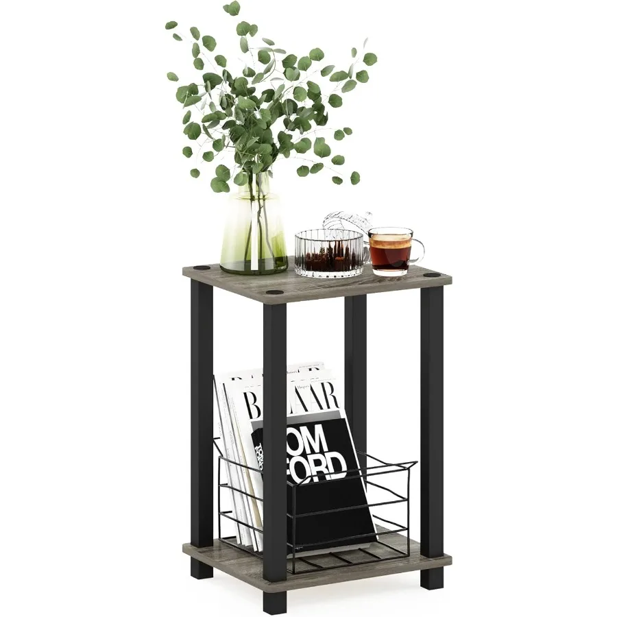 

Simplistic End Table 2Pack French Oak Black