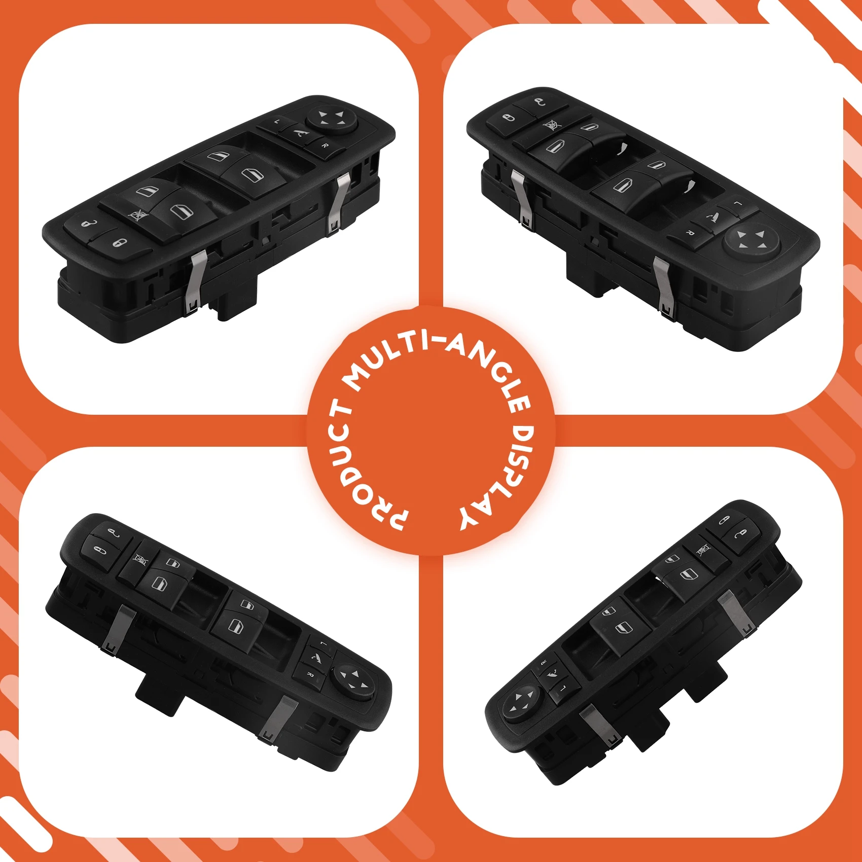 Interruptor Eléctrico Preciso para Ventanilla Delantera Izquierda de Dodge Journey 2008-2009, Unidad de Control de Elevación de Vidrio de Ventanilla 04602534AF