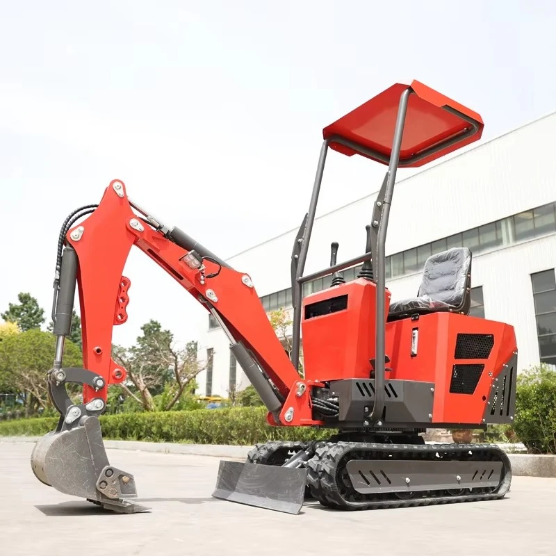 

Free Shipping YG Mini Excavator 1 Ton EPA Kubota Engine Digger Farm Small Excavators Machine 0.8 Ton Mini Excavator Prices