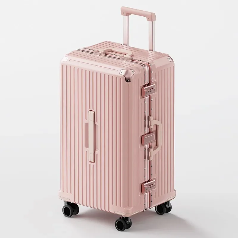 Rolling Luggage Travel Suitcase Large Capacity New Design Trunk Aluminum Frame Sturdy Suitcases Silent Universal Wheel luggage