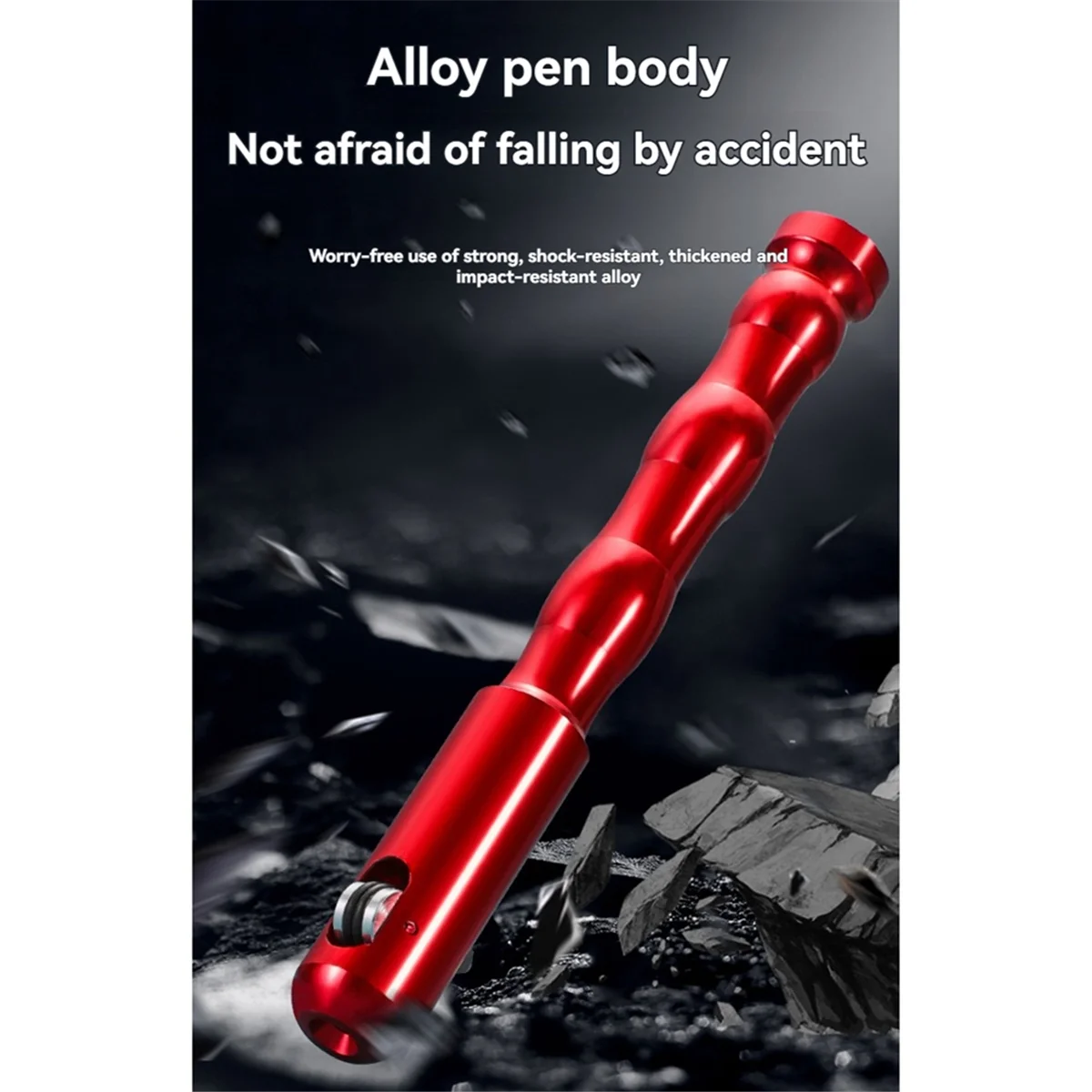 ABNJ Finger Feeder Rod Holder Filler Wire Pen Wire Transfer Pen Aluminum Alloy Welding Wire Feeding Pen Black