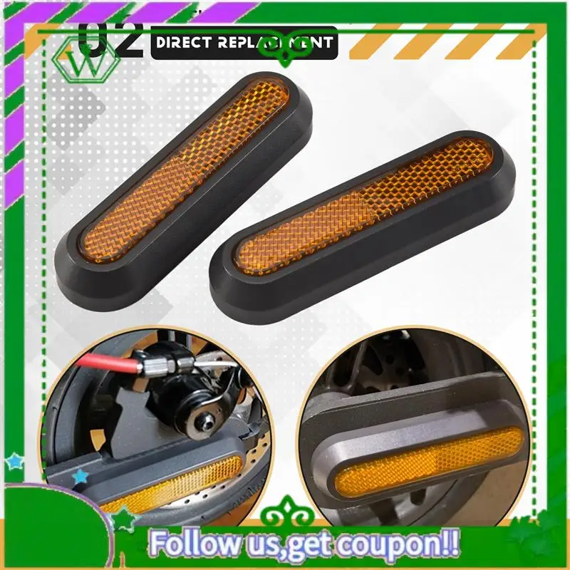 AC34-Reflective Wheel Hub Cover For Xiaomi M365 Pro 2 Electric Scooter For M365 1S M365 Pro Protect Shell Skateboard Parts