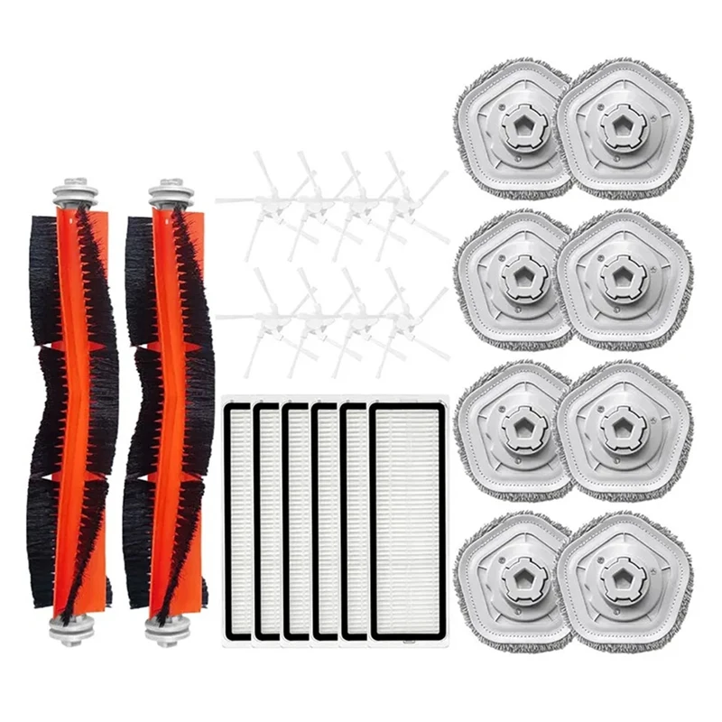 For Xiaomi Dreame Bot W10 W10pro Vacuum Cleaner Accessories Main Side Brush HEPA Filter Mop Cloth Rag Spare Parts