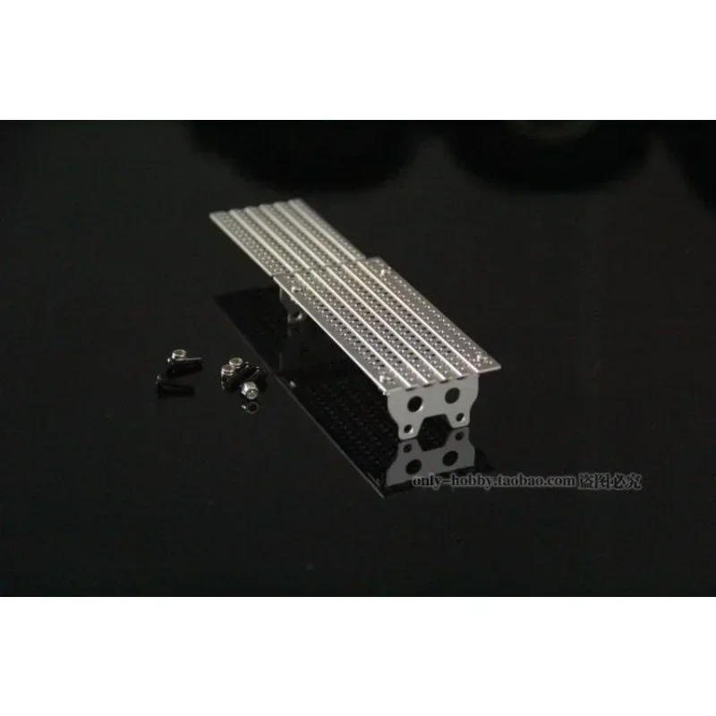 Metal Material Stainless Steel Anti Slip Pedal for 1/14 Tamiya RC Truck Scania Actros 3363 Volvo MAN LESU Car