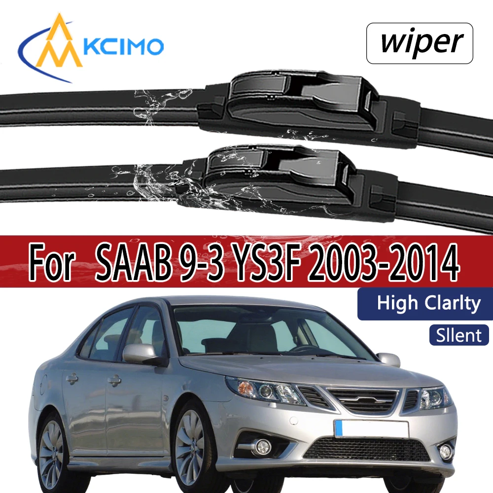 Für SAAB 9-3 YS3F 2003-2014 Frontscheibenwischerblätter 2 Stück Windschutzscheiben-Fensterzubehör