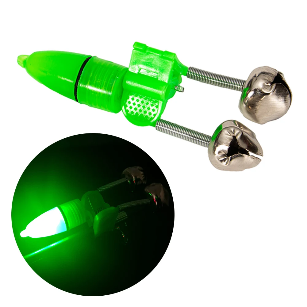10 قطعة LED ليلة الصيد رود لدغة إنذار أجراس تنبيه مؤشر الصيد اكسسوارات في الهواء الطلق الأسماك لدغة أضواء إنذار