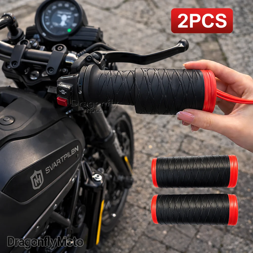 

Motorcycle Silicone Handlebar Cover For Husqvarna Svartpilen 401 250 701 Self Shrinking Non-Slip Motorcycles Grip Covers Sleeve