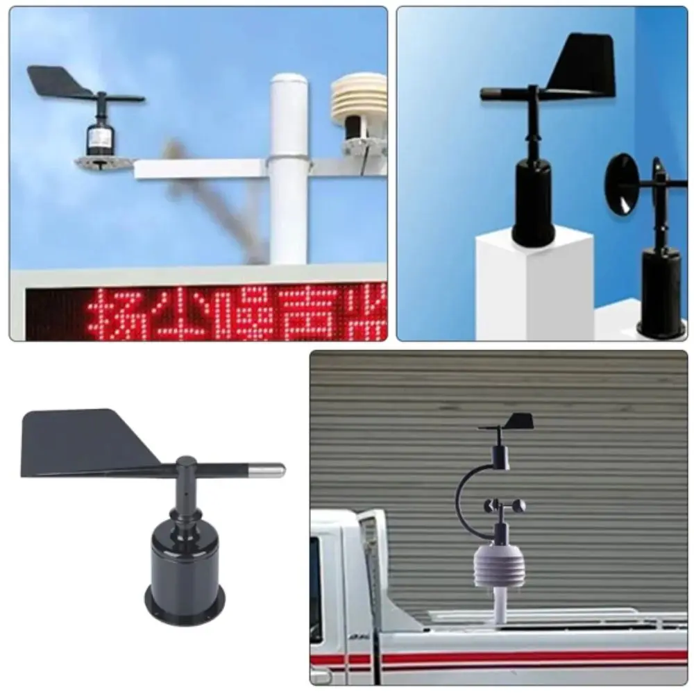 Compatible Plastic Wind Direction Indicator Safe Replaceable Anemometer Shell Stable Sturdy Wind Part Home