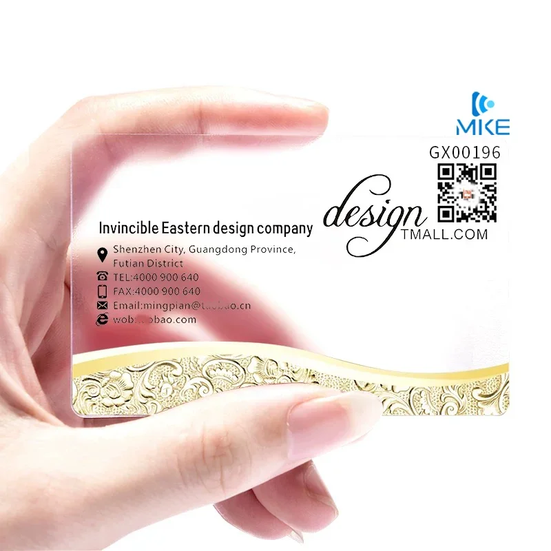 

Transparent Business Pvc Plastic Cards Printing