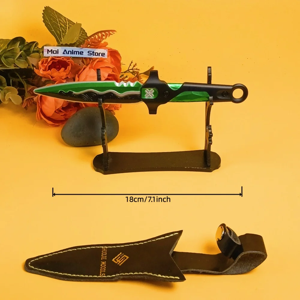 7.1inch Valorant Katana Real Katana Original Samurai Sabre Metal Anime Cosplay Prop Sword Ninja Knife Blade Unsharp Toy Gift