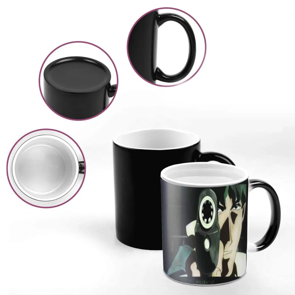 Japan Action Sci-Fi Anime Cowboy Bebop New Magic Coffee Mug Color Changing Mugs Cup Ceramic Tea Milk Cup Gift