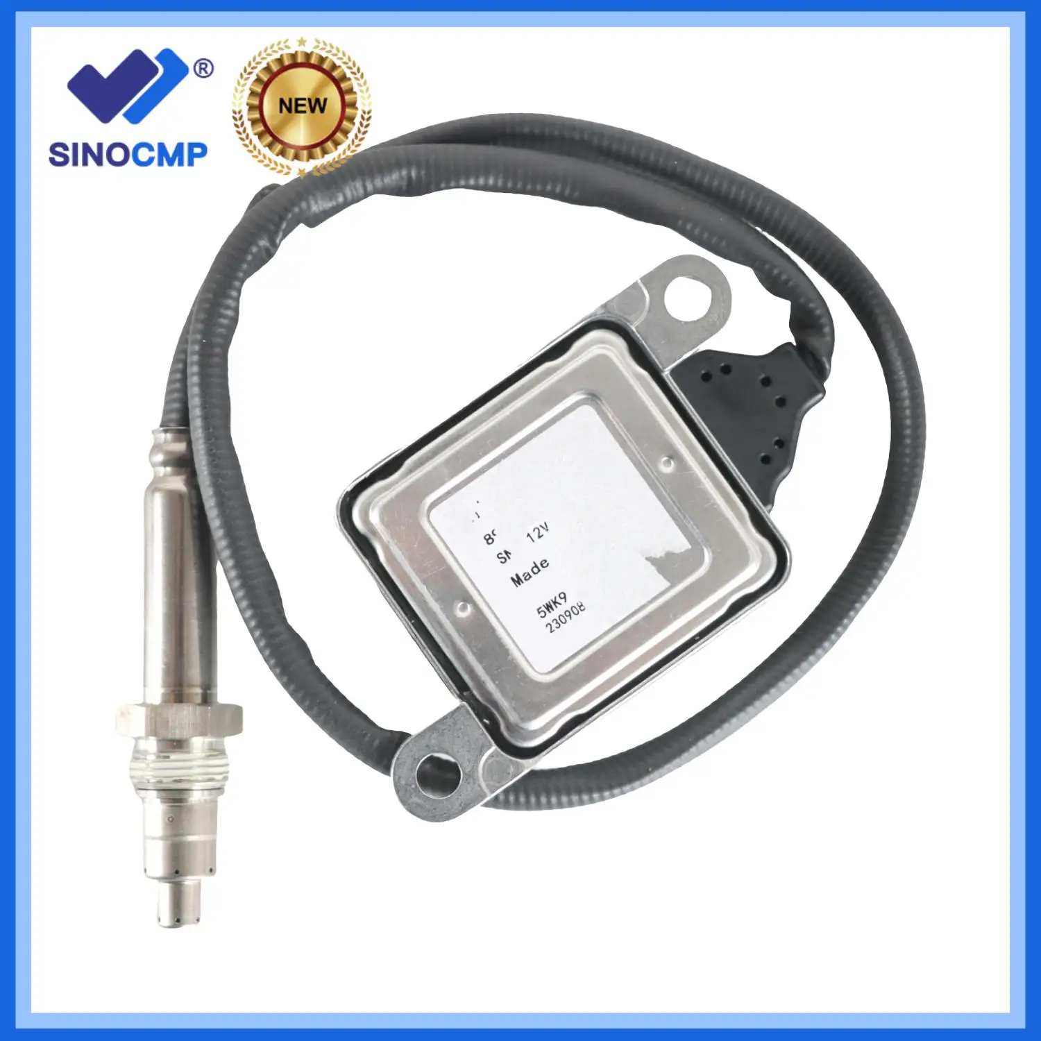 12V Nox Nitrogen Oxide Oxygen Sensor 5WK9 6668A For Toyota 89463-E0450 5WK96668A