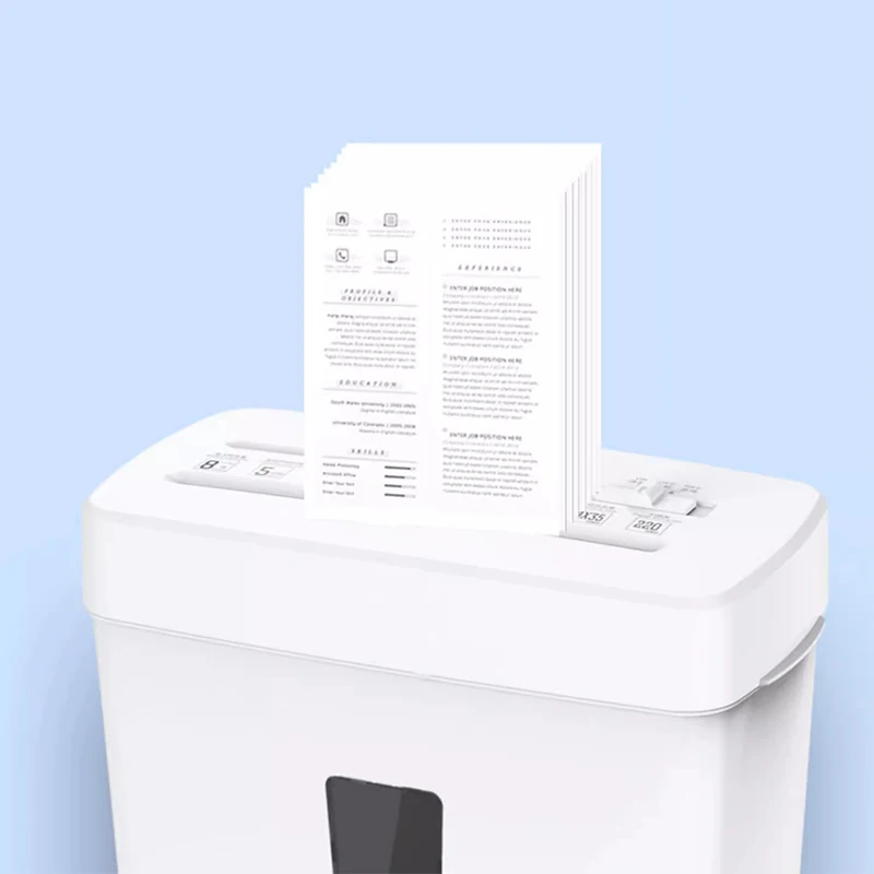 Paper shredder small household shredder office mini shredder DS02 electric paper shredding artifact commercial high-power shredd