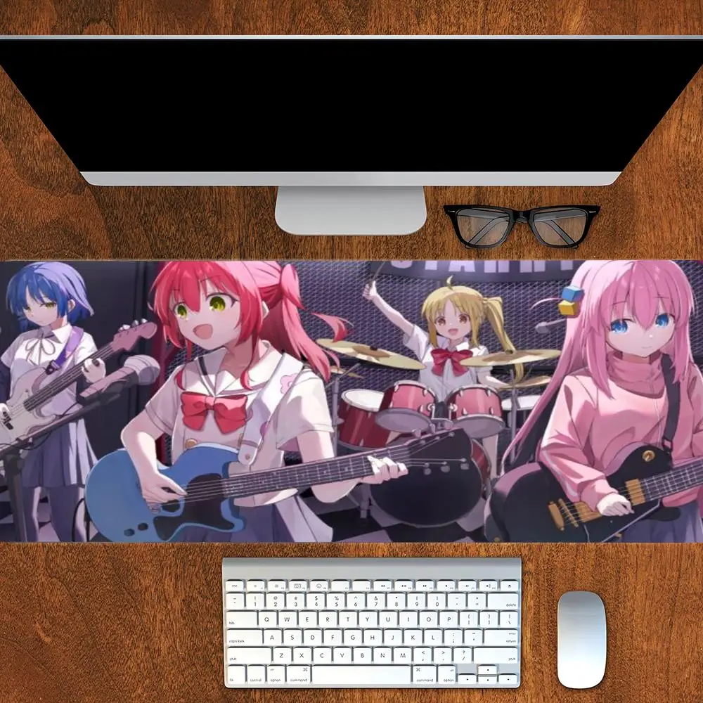 

B-Bocchi The Rock Mouse Pad Large Mouse Pad & Computer Game Mouse Mat (35.4x15.7IN/31.5X15.7IN Map) (90 x40/80x40cm Map)