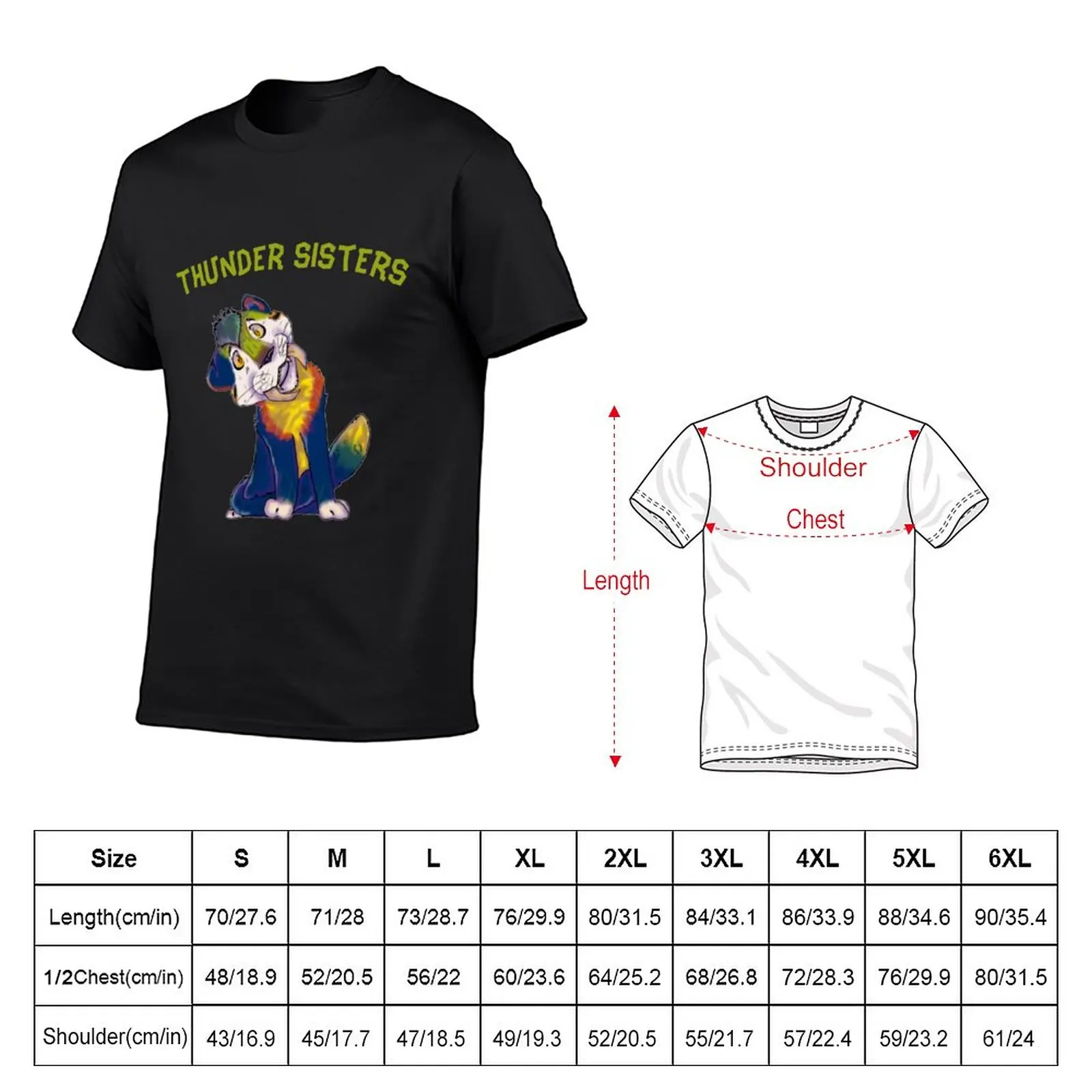 New Sister Thunder T-Shirt oversized t shirt black t shirt Short sleeve summer tops sweat shirts, men